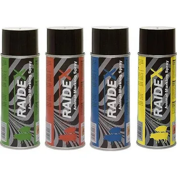 Značení hospodářského zvířete Značkovací barva ve spreji Raidex 400 ml zelená