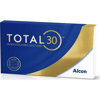 Kontaktní čočky Alcon TOTAL30 (3 čočky) Dioptrie: -3,75, Průměr: +14.2, Zakřivení: +8.4