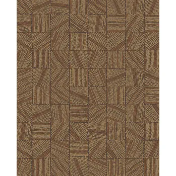 Tapeta Eijffinger Hnědá vliesová tapeta na zeď, mozaika, 324031, Embrace, Eijffinger, velikost 10 x 0,52 m