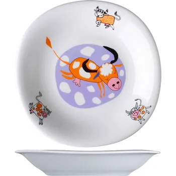 Talíř G. Benedikt | Talíř hluboký, 22 cm, Dětský dekor Karla