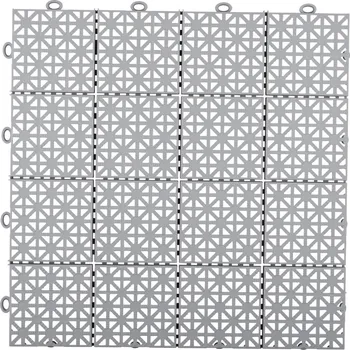 Umělý povrch Plastová dlažba Mosolut Hestra, typ Multisport, světle šedá