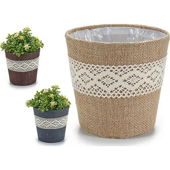 Žárovka Ibergarden Květináč Látka (16 x 14,5 x 16 cm) (16 x 14,5 x 16 cm)