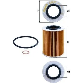 Olejový filtr Olejový filtr MAHLE OX 825D