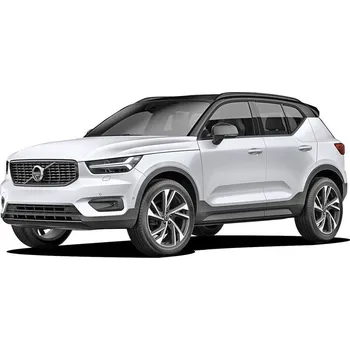 Nosič kol Příčníky Modula Oval Bar Closed Rail Black Volvo XC40 2018- s integrovanými podélníky