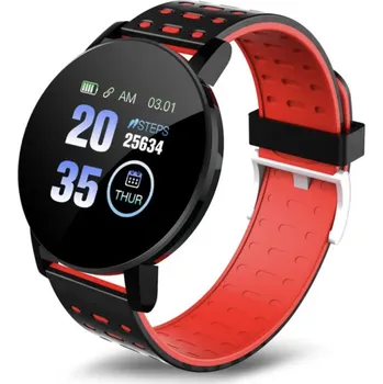 Chytré hodinky Smart Band 119S Plus černé/červené