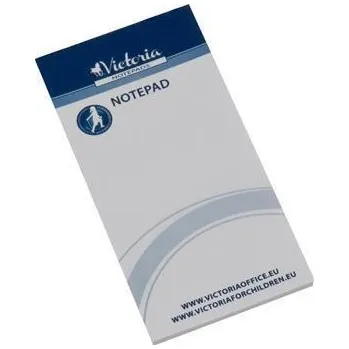 Blok Poznámkový blok, 65x130 mm, 50 stránek, VICTORIA