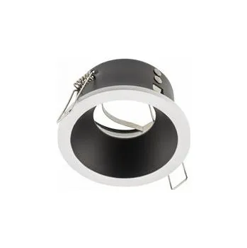 Svítidlo GTV Stropní bodové svítidlo ELVA, IP54, kulaté, O 85x45 mm, bílé/černé