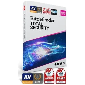 Antivir Bitdefender Total Security 5 zařízení na 3 roky