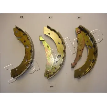 Brzdová čelist Sada brzdových čelistí JAPKO 55216