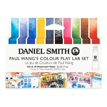 Vodová barva Sada akvarelových barev DS 10x5ml Paul Wang‘s set (Sada akvarelových barev DS 10x5ml Paul Wang‘s set)