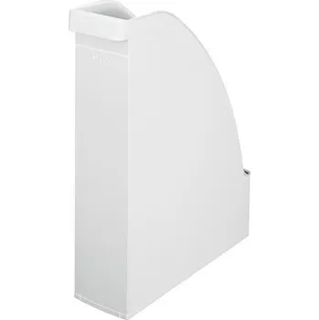 Stojan na časopisy “Plus”, bílá, A4, 70 mm, plast, LEITZ