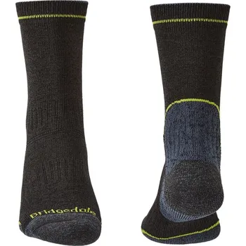 Pánské ponožky Ponožky Bridgedale Hike Lightweight T2 CP Boot black/lime