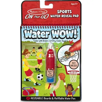 omalovánky Mellisa & Doug Melissa & Doug, 30175, Water Now, kouzelné malování vodou, sporty