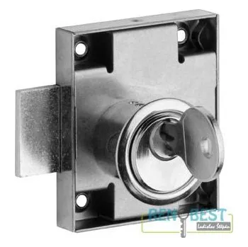 Nábytkové kování Zámek nábytkový 118/50 ROSTEX Typ klíče: SU - stejný uzávěr klíče