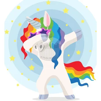 Jedlá dekorace na dort Caketools Jedlý papír "Jednorožci 18" A4