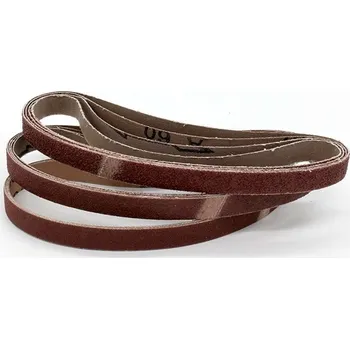 Brusný papír Brusný pás pro elektrické pilníky 13x457 mm Silverline, (5 ks), různá zrnitost - P60