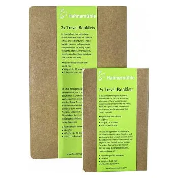 Výtvarný papír Hahnemühle Travel Booklet 13,5x21cm double pack (Hahnemühle Travel Booklet 13,5x21cm double pack)