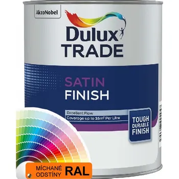 barva na zeď Univerzální barva DULUX SATIN FINISH - 2,5 L - RAL 7005 myší šedá