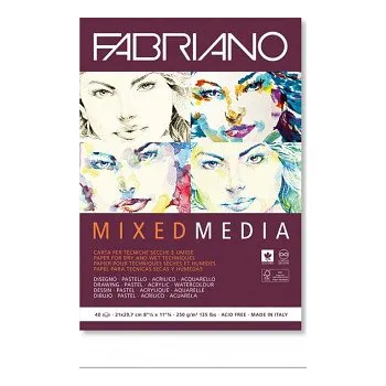 Blok Blok Fabriano Mixed media 250g A4 (Blok Fabriano Mixed media 250g A4)
