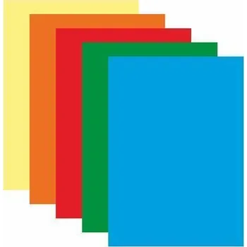 Barevný papír Barevný papír, A4, 80 g, 5x5 listů, různé barvy