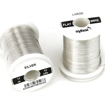 Sybai FLAT Colour Wire Large Silver
