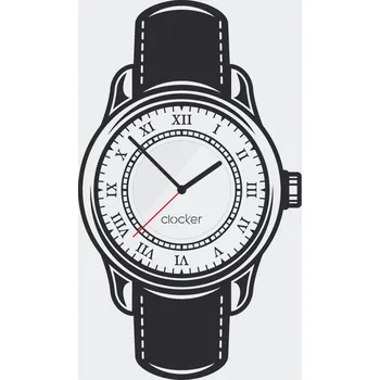 Samolepící dekorace Clocker Nalepovací hodiny Watch Barva ciferníku: Bílá
