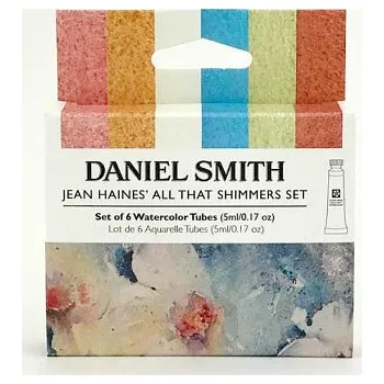 Vodová barva Sada akvarelových barev DS 6x5ml Jean Haines „All that Shimmers“ set (Sada akvarelových barev DS 6x5ml Jean Haines „All that Shimmers“ set)