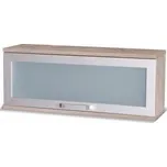 Prosklená nástěnná skříňka Maximus M14 - dub sonoma