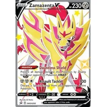 Karetní hra Pokémon SWSH293 Zamazenta V - Black Star Promos
