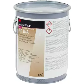 Průmyslové lepidlo DP410 3M Scotch-Weld 2K houževnaté epoxidové lepidlo, složka B, bělavé, 20 l