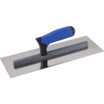 Zednické hladítko Hladítko nerezové hladké 130x350mm, profesionální, dvousl. rukojeť G-11 0489