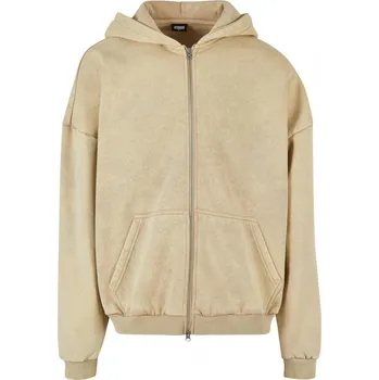 Pánská mikina Heavy Sand Washed 90's Zip Hoody - unionbeige 5XL