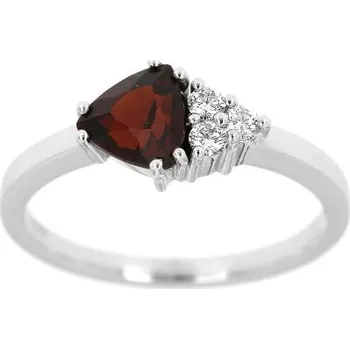 Prsten Zlatnictví U Kostela Diamantový prsten s almandinem 37068 54 3680-21276527