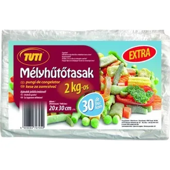 Sáček na potraviny Mrazicí sáček "Tuti", 2 kg, 30 ks