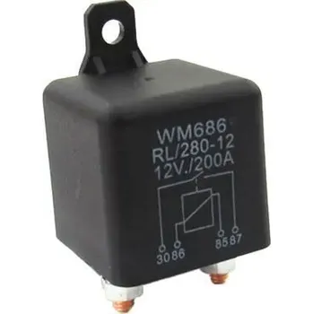 Stykač Relé auto RL/280-12 12V/200A