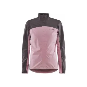 Cyklistická bunda CRAFT CORE Endur Hydro W růžová s šedou 1910566-985743 L; Růžová bunda + DÁREK DLE VÝBĚRU!