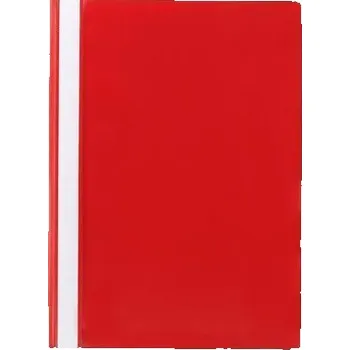 Desky s rychlovazačem, červené, PP, A4, VICTORIA