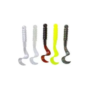 Umělá nástraha Savage Gear Twister LB Pro Grub 8,5cm 3gr Pearl Silver