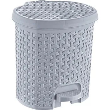 Odpadkový koš ROTHO Nášlapný odpadkový koš - TJARK Objem: 3 l, Barva: šedá