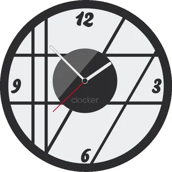 Samolepící dekorace Clocker Nalepovací hodiny Modern - Number Barva ciferníku: Černá