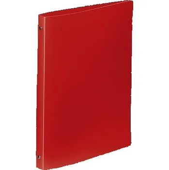 Desky kroužkové "Standard", červený, 4 kroužky, 25 mm, A4, PP, VIQUEL