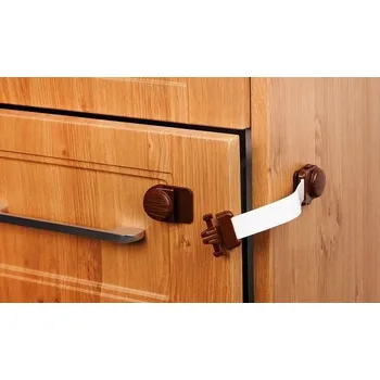 Dětská zábrana Bezpečnostní pojistka Safety hnědá