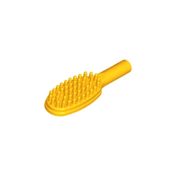 kartáč na vlasy 3852b Bright Light Orange Hairbrush - 10mm Handle (Světle oranžový kartáč na vlasy - 10mm rukojeť)