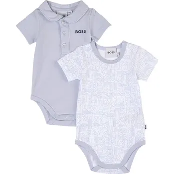 Kojenecký body BOSS - Set dětských body PALE BLUE