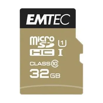 Paměťová karta Paměťová karta "Elite Gold", microSDHC, 32GB, UHS-I/U1, 85/20 MB/s, adaptér, EMTEC ECMSDM32GHC10GP
