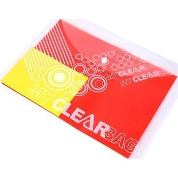 Desky s drukem "FO-CBF05", transparentní, A4, PP, 180 micron, FLEXOFFICE