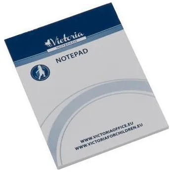 Blok Poznámkový blok, A7, čistý, 50 stránek, VICTORIA