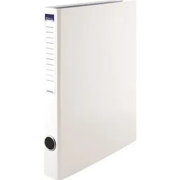 Archivační box Pořadač dvoukroužkový, bílý, 35 mm, A4, PP/karton, VICTORIA