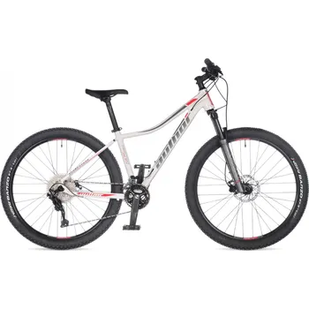 Horské kolo Author Traction 27,5 ASL 2021-22 - bílá/stříbrná/červená (ZDARMA Doprava + Dárek)