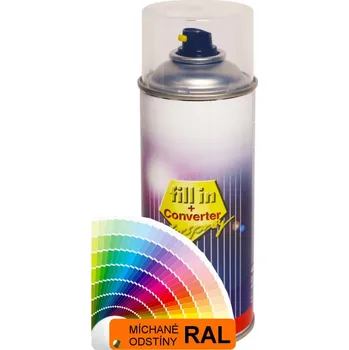 Barva ve spreji Základní a vrchní Polyuretanová barva ve spreji 2V1 - POLOLESK 400ml - RAL 5011 ocelová modrá